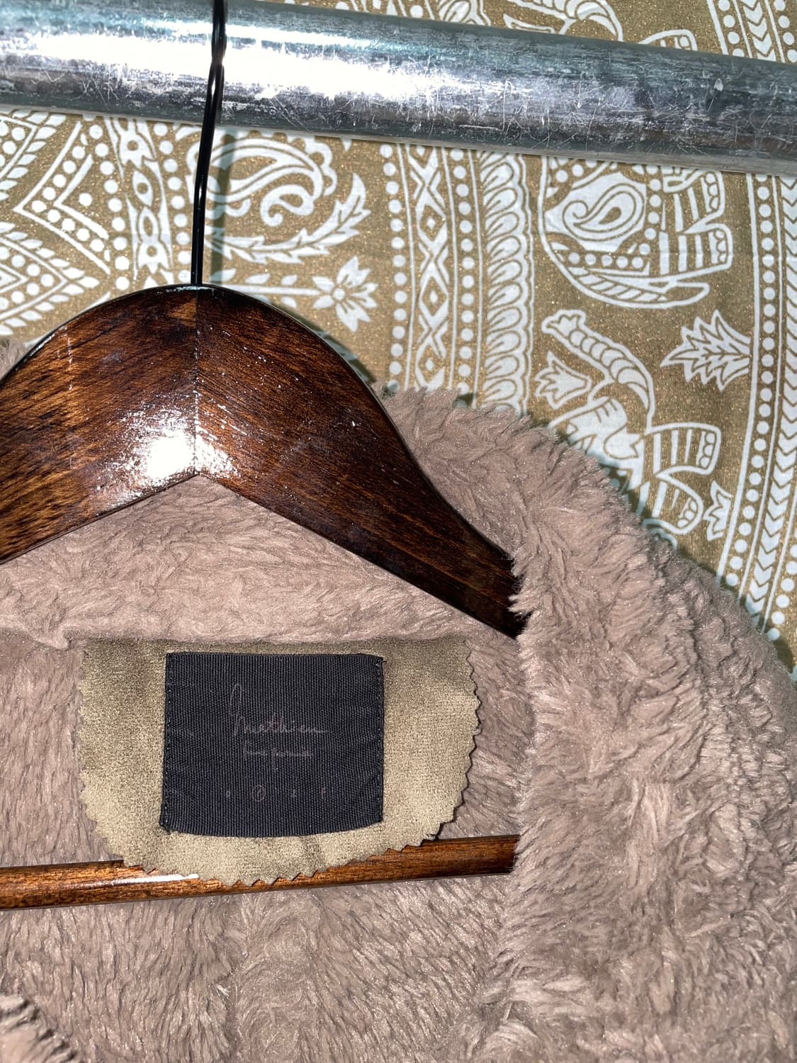 빈티지 여성 스웨이드 카키 무스탕 자켓  상품이미지5