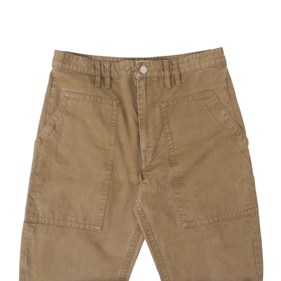 이자벨마랑 카키브라운 퍼티그 워크 테이퍼드 팬츠 상품이미지2