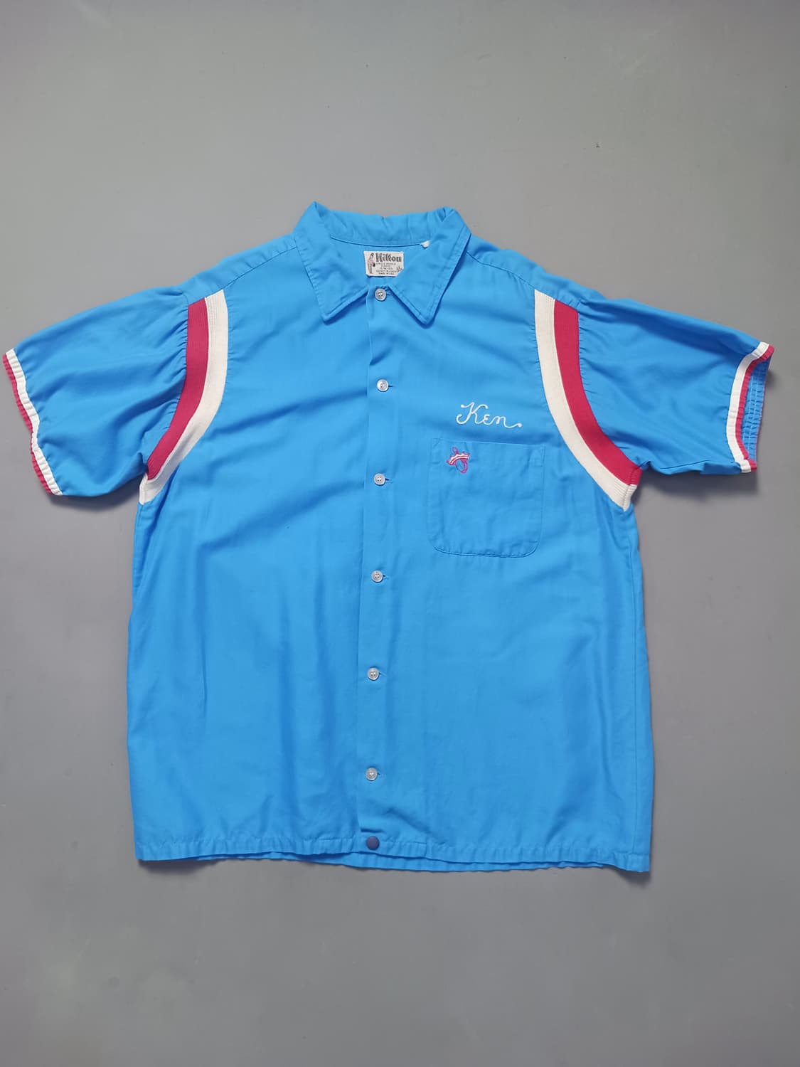 [100] 힐튼 60년대 빈티지 볼링 반팔 셔츠 HILTON 상품이미지1
