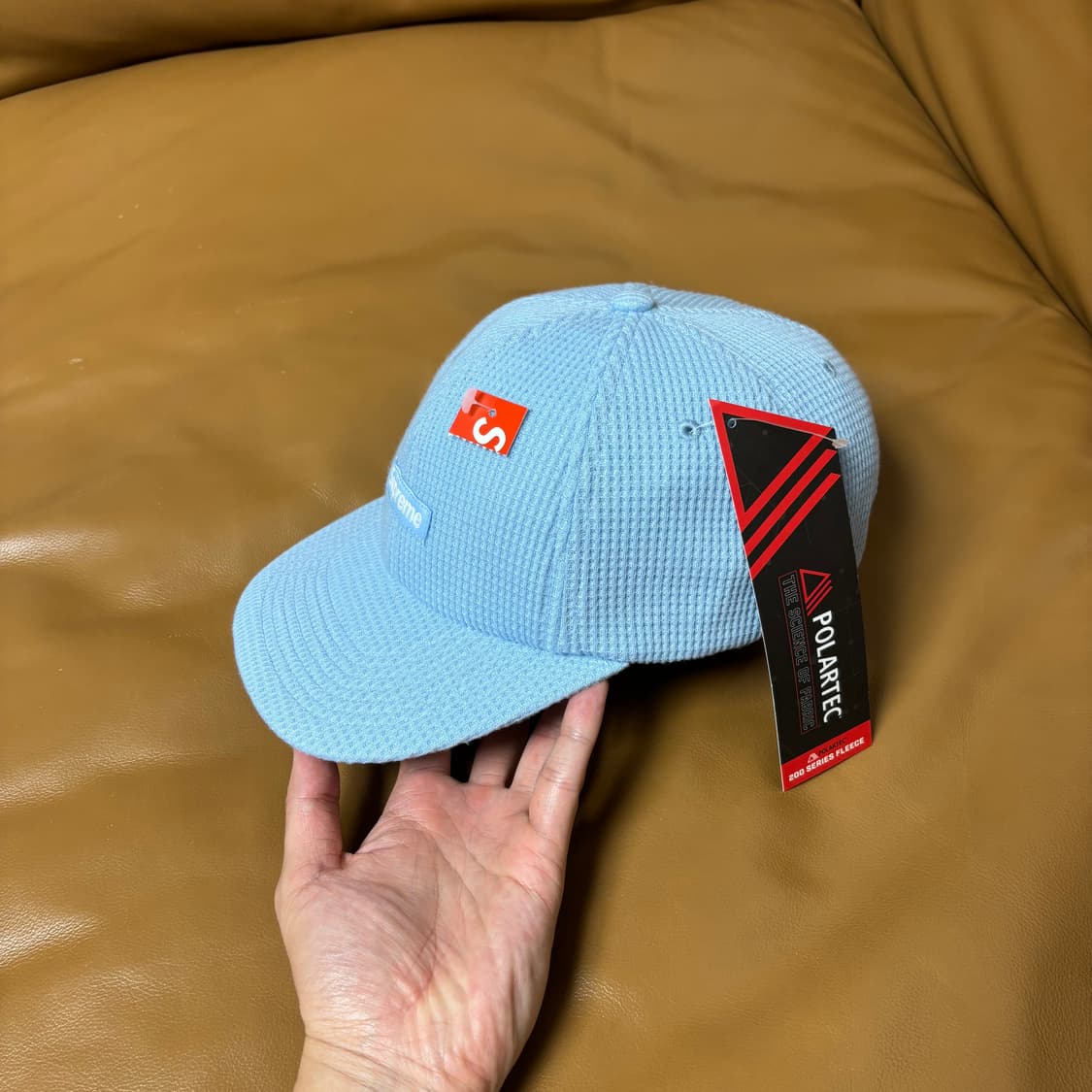 Supreme 슈프림 6패널 볼캡 모자 (Small Logo Blue) 상품이미지4