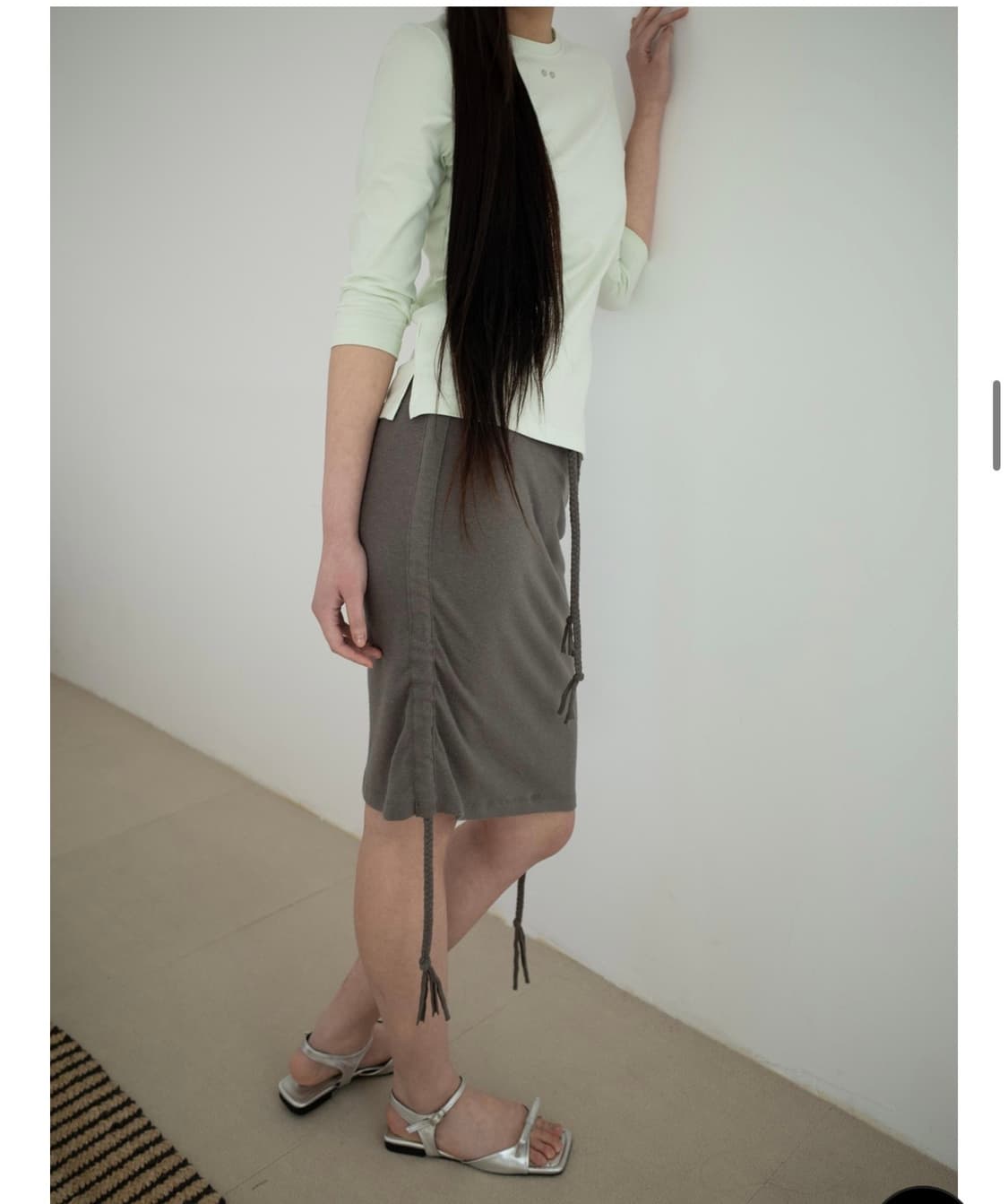 [온스카] COMFY 3/4 SLEEVE T (MELON) 상품이미지4