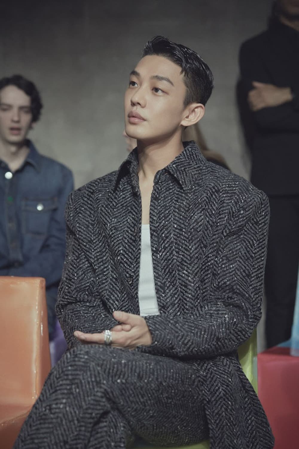 보테가베네타 2023 f/w 물리네 헤링본 울 자켓  상품이미지1