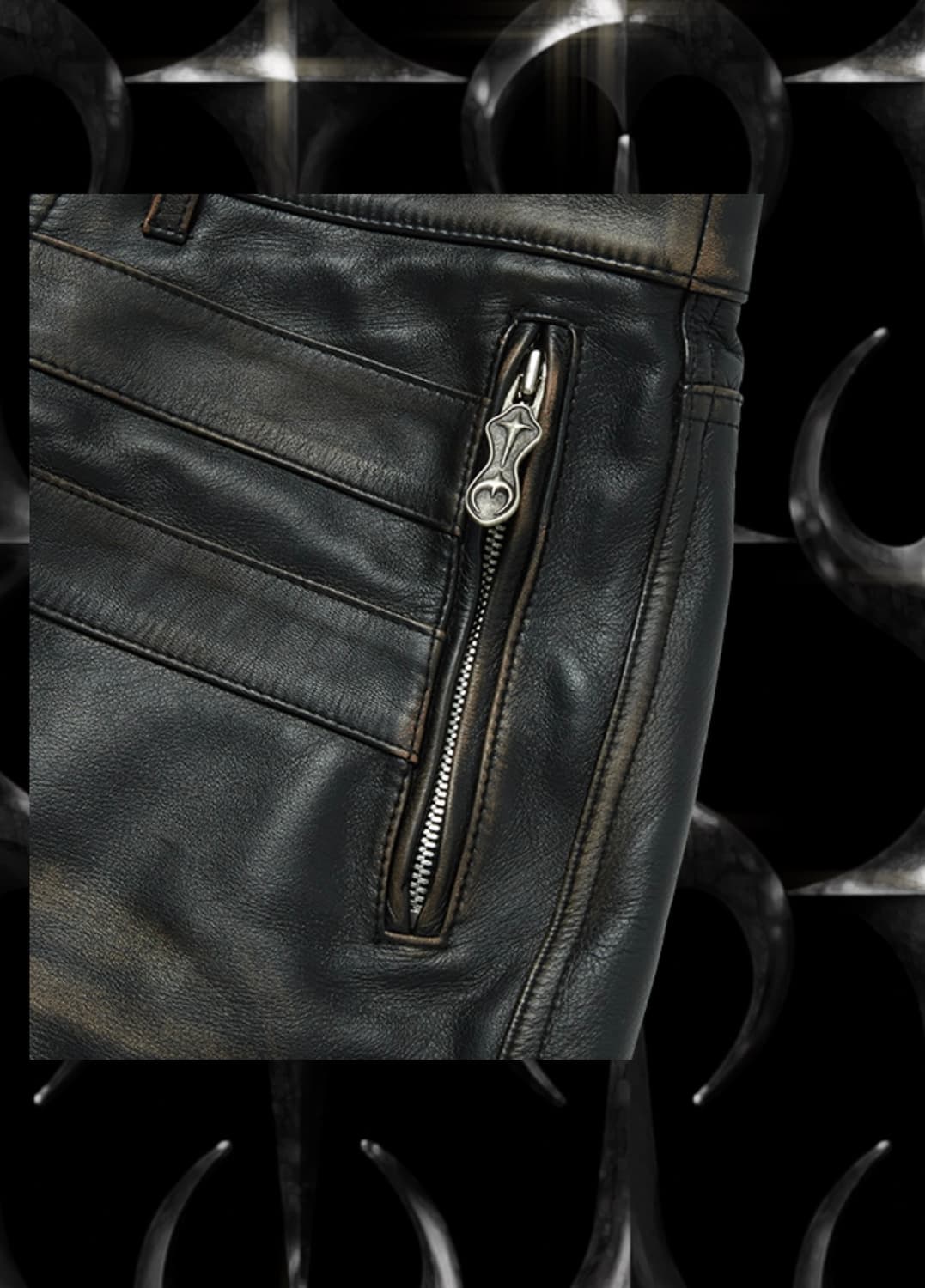 떠그클럽 bio soldier leather pants -2size- 상품이미지5