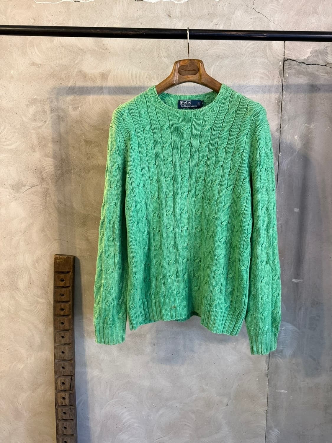 폴로 랄프로렌 100% 실크 핸드 케이블 니트 105 상품이미지1