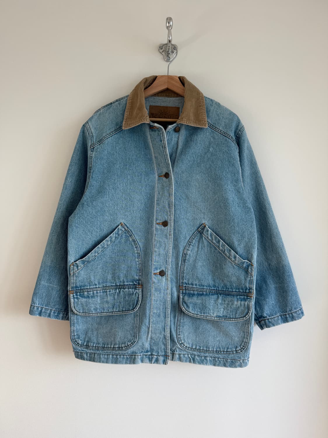 KENJI 데님 커버울 상품이미지1