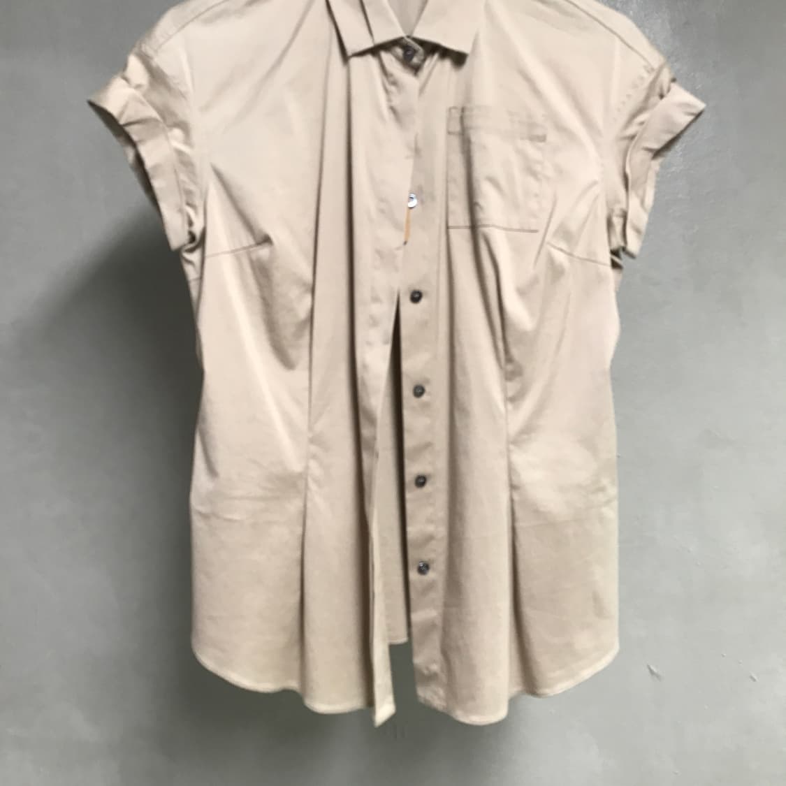 브루넬로 쿠치넬리 베이지 반팔 셔츠 M(W) 상품이미지3