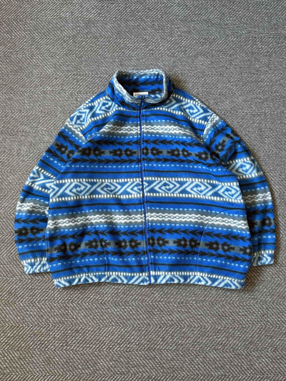 Alfred Dunner 에스닉 패턴 플리스 집업 자켓 (105-110) 상품이미지1