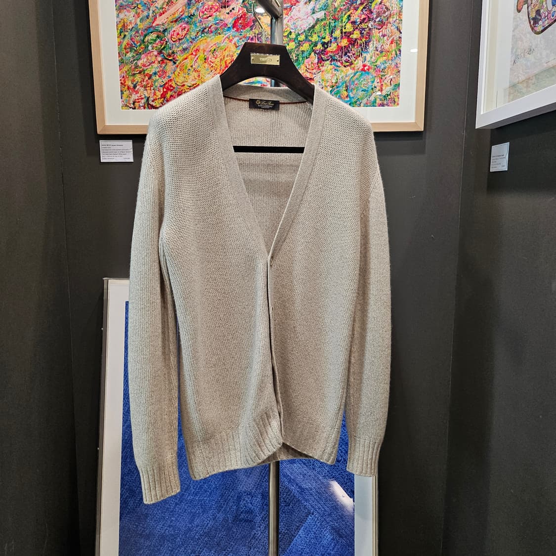 로로피아나 베이비캐시미어 멜란지 가디건 상품이미지1