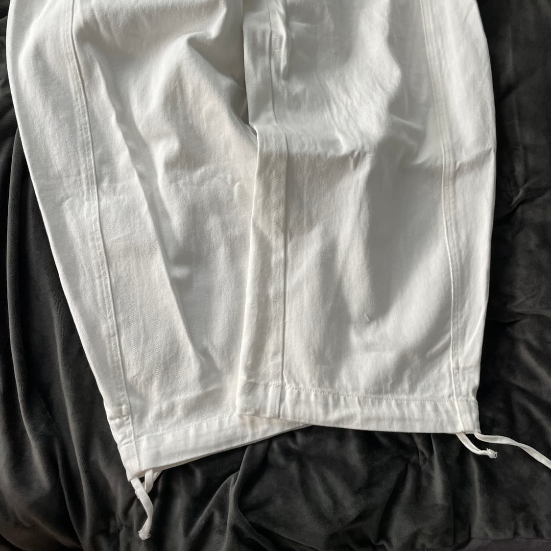 TEXX 텍스 TX307 커브드 벌룬 데님 아이보리 32 택포함 새제 상품이미지5