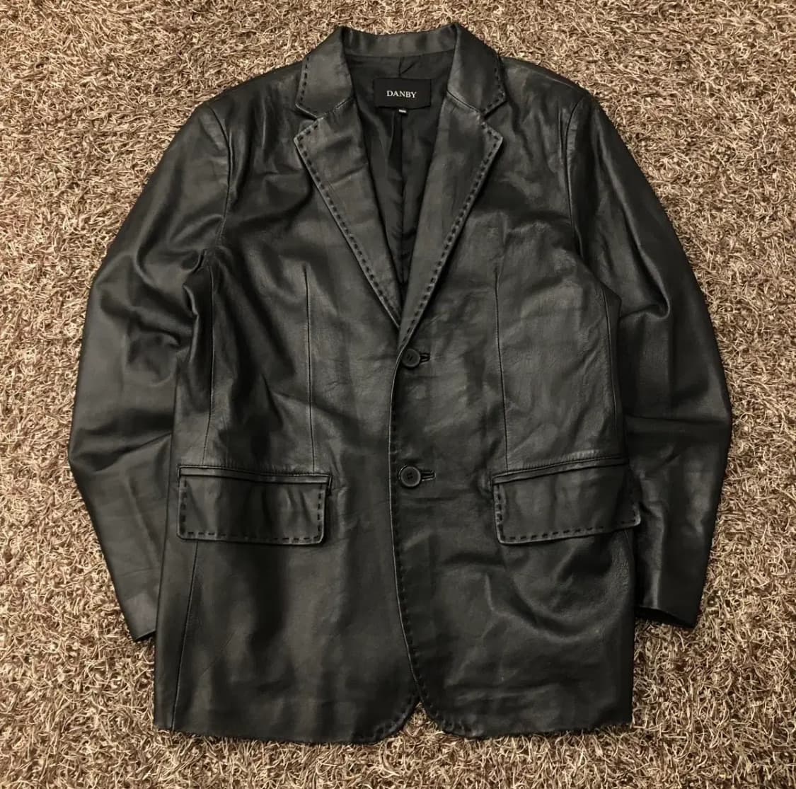 클래식 빈티지 레더 자켓 상품이미지1