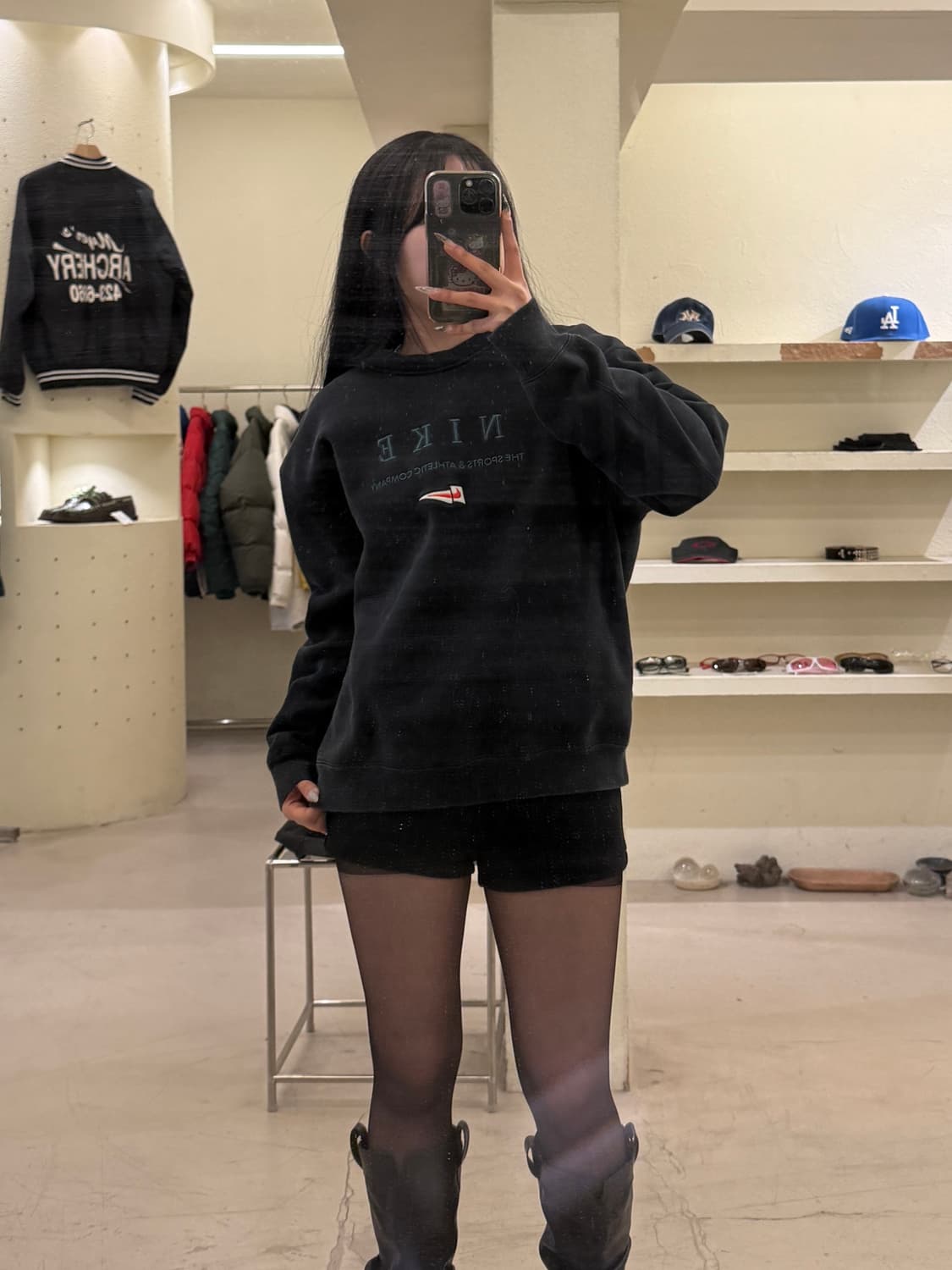 나이키 자수 로고 크루넥 맨투맨 U898 상품이미지1