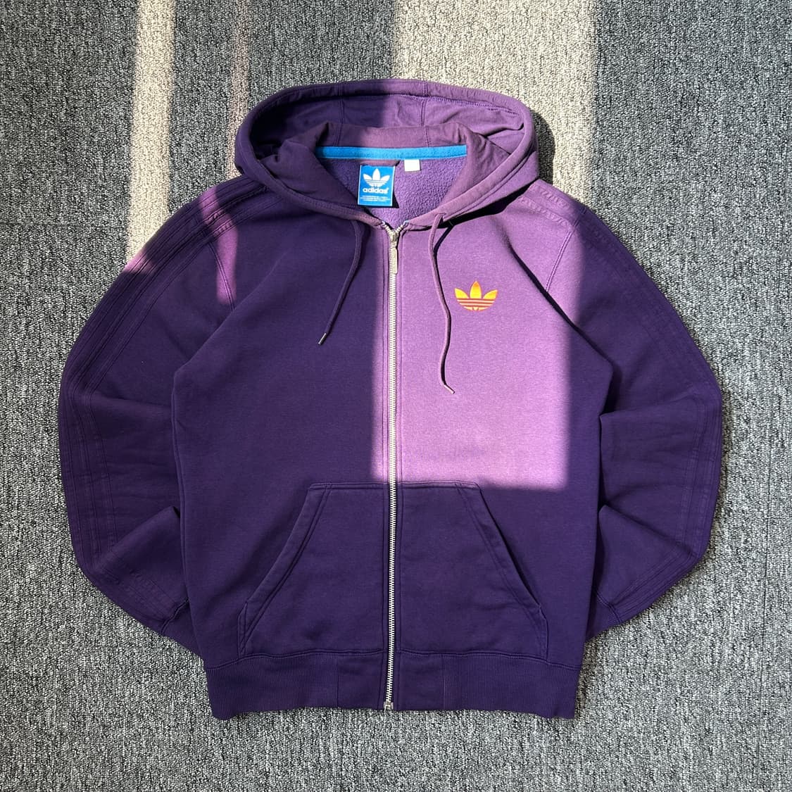 아디다스 유로파 파이어버드 퍼플 후드집업 상품이미지1