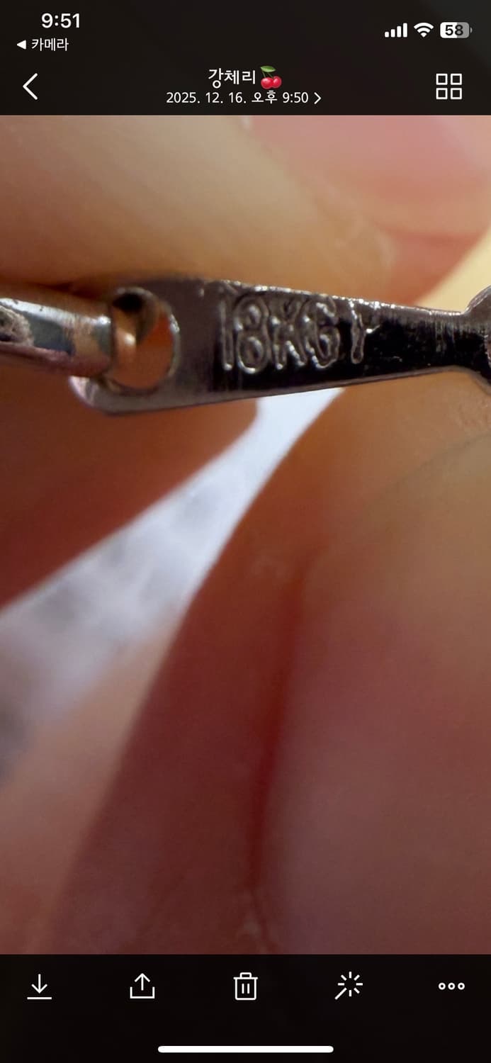 18k도금 원뿔 목걸이 상품이미지7