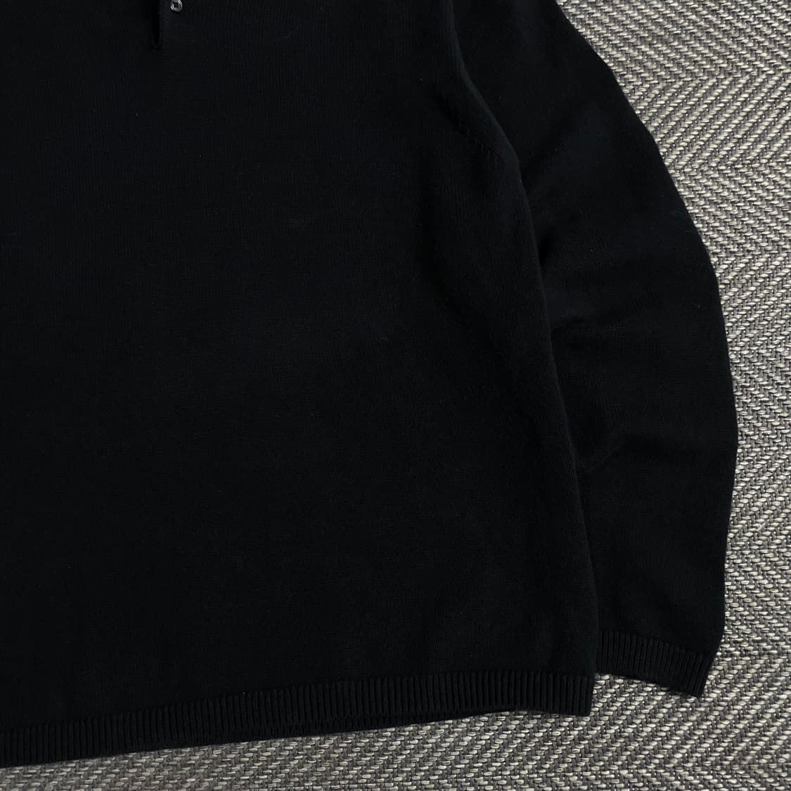 빈티지 블랙 미니멀 카라넥 스웨터o 3671 상품이미지2