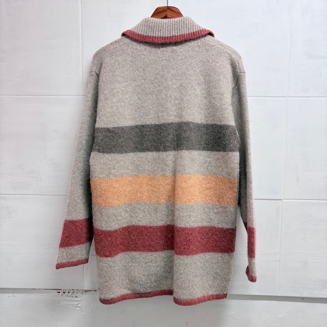 울 스트라이프 모리걸 에스닉 가디건  상품이미지4