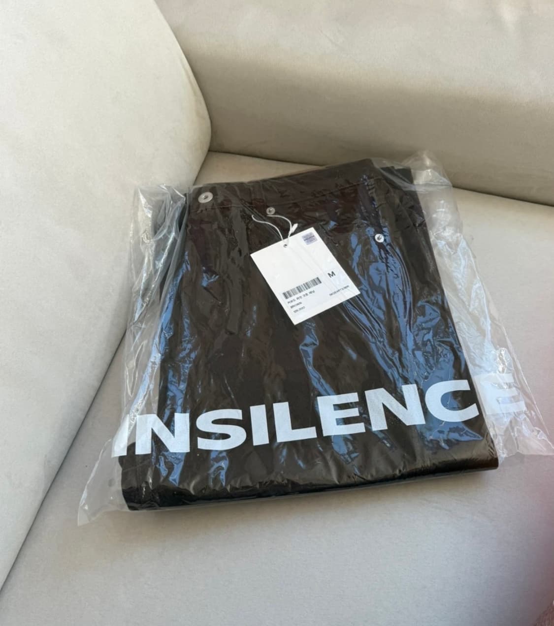 새상품) 인사일런스 데님 팬츠,청바지 상품이미지3