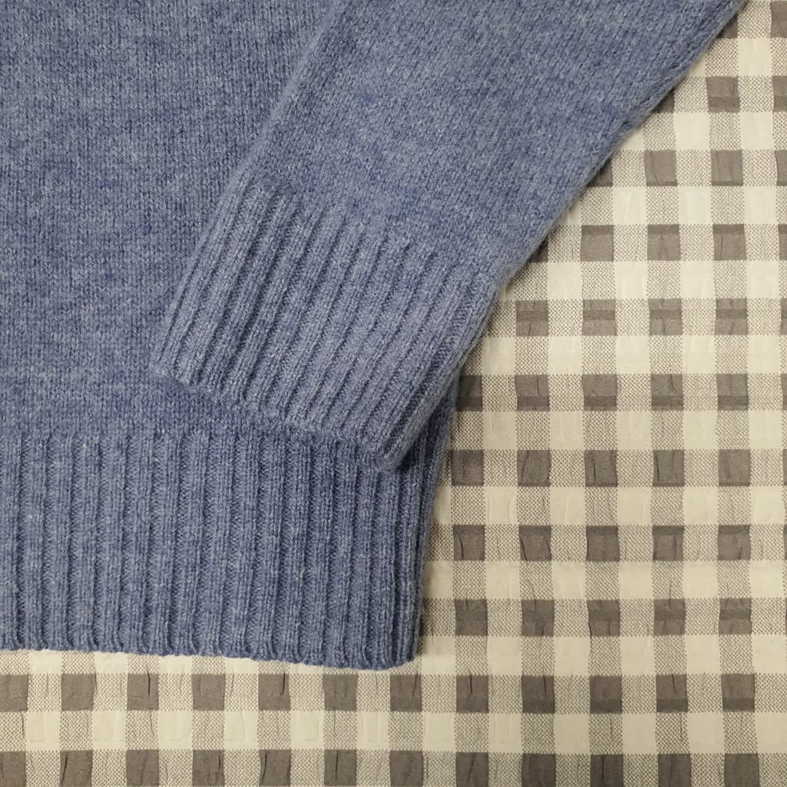 유니클로 울100 긴소매 니트 남자95 상품이미지4