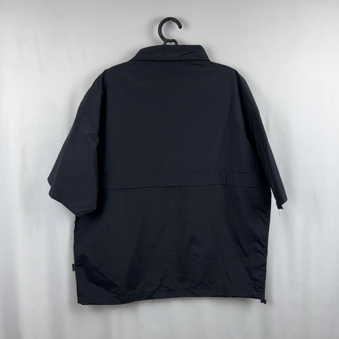 (XL) 와릿이즌 나일론 반팔 아노락 블랙 상품이미지5