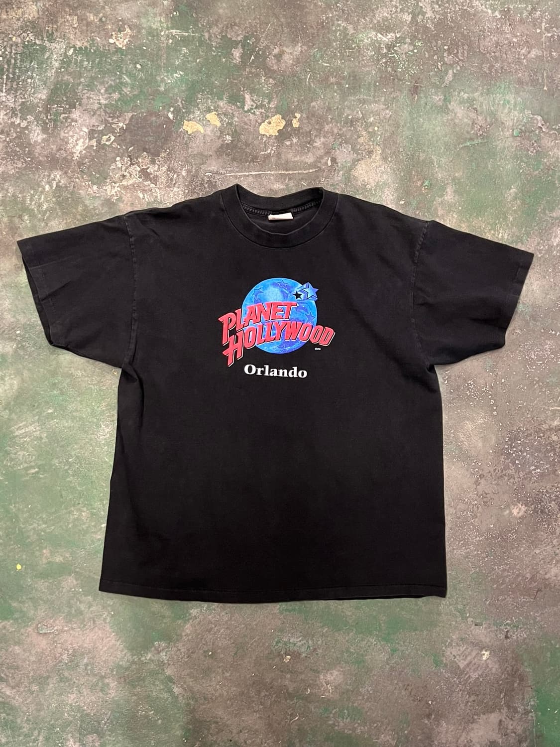 90's 플래닛 할리우드 싱글스티치 빈티지 반팔티셔츠 Made USA 상품이미지1