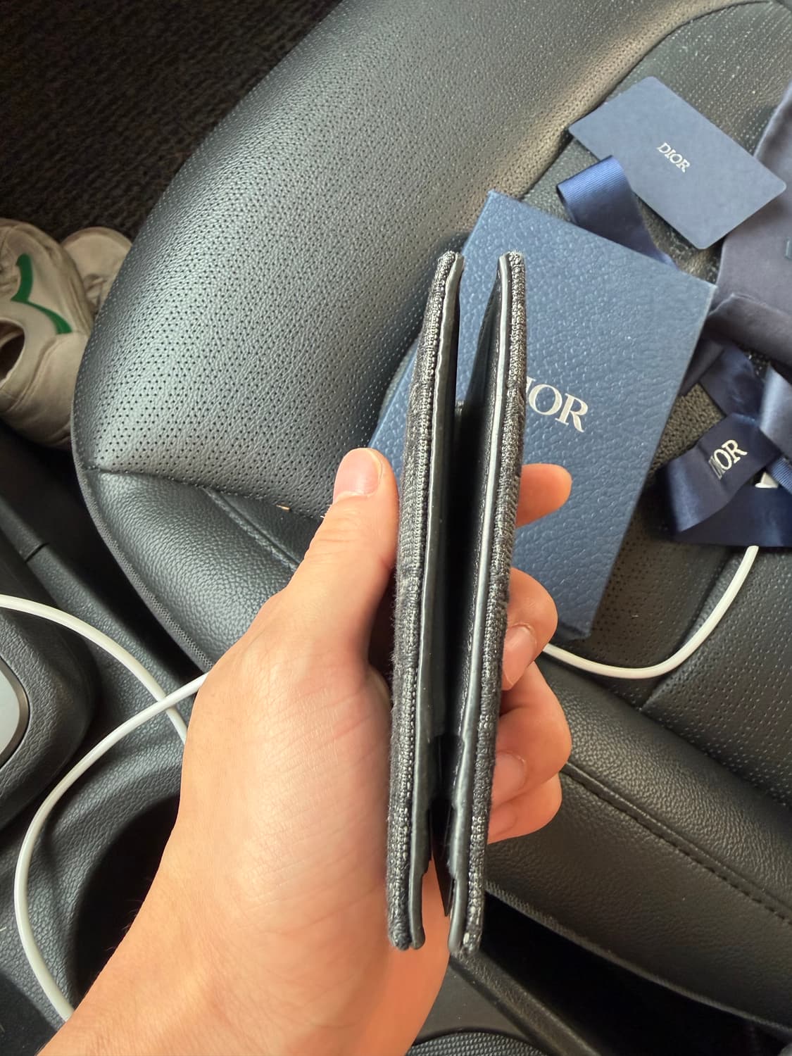 수수료포함 디올 오블리크 오거나이저 블랙 상품이미지5