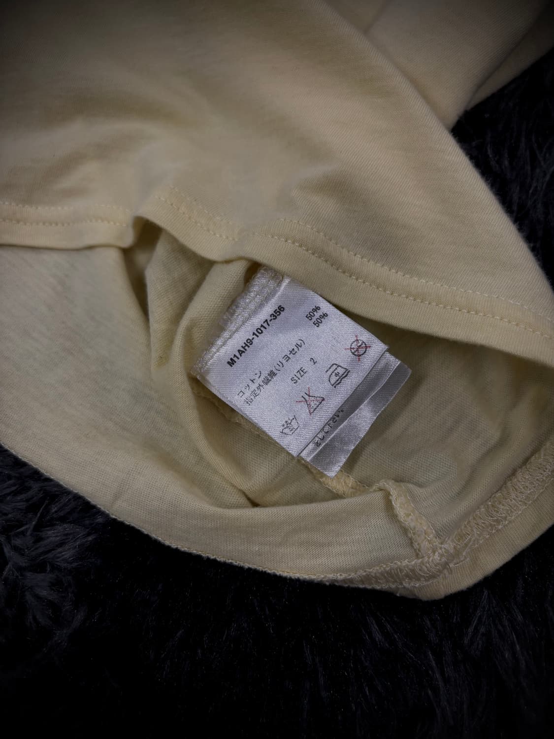 Moussy 연노랑 걸프린팅&레터링 반팔 티셔츠 상품이미지7