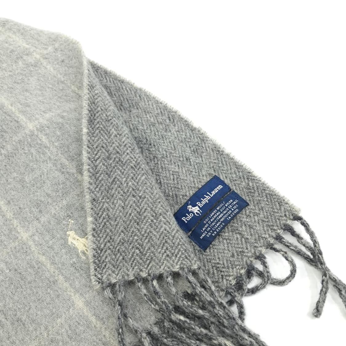 폴로 랄프로렌 윈도우페인 헤링본 양면 목도리 머플러 (MZ482) 상품이미지3