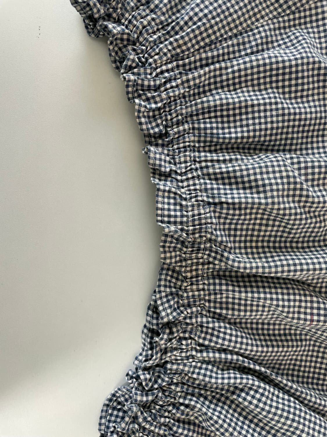 빈티지 체크 리본 프릴 블라우스 1092 모리걸 y2k 스트릿 갸루 펑키 상품이미지7