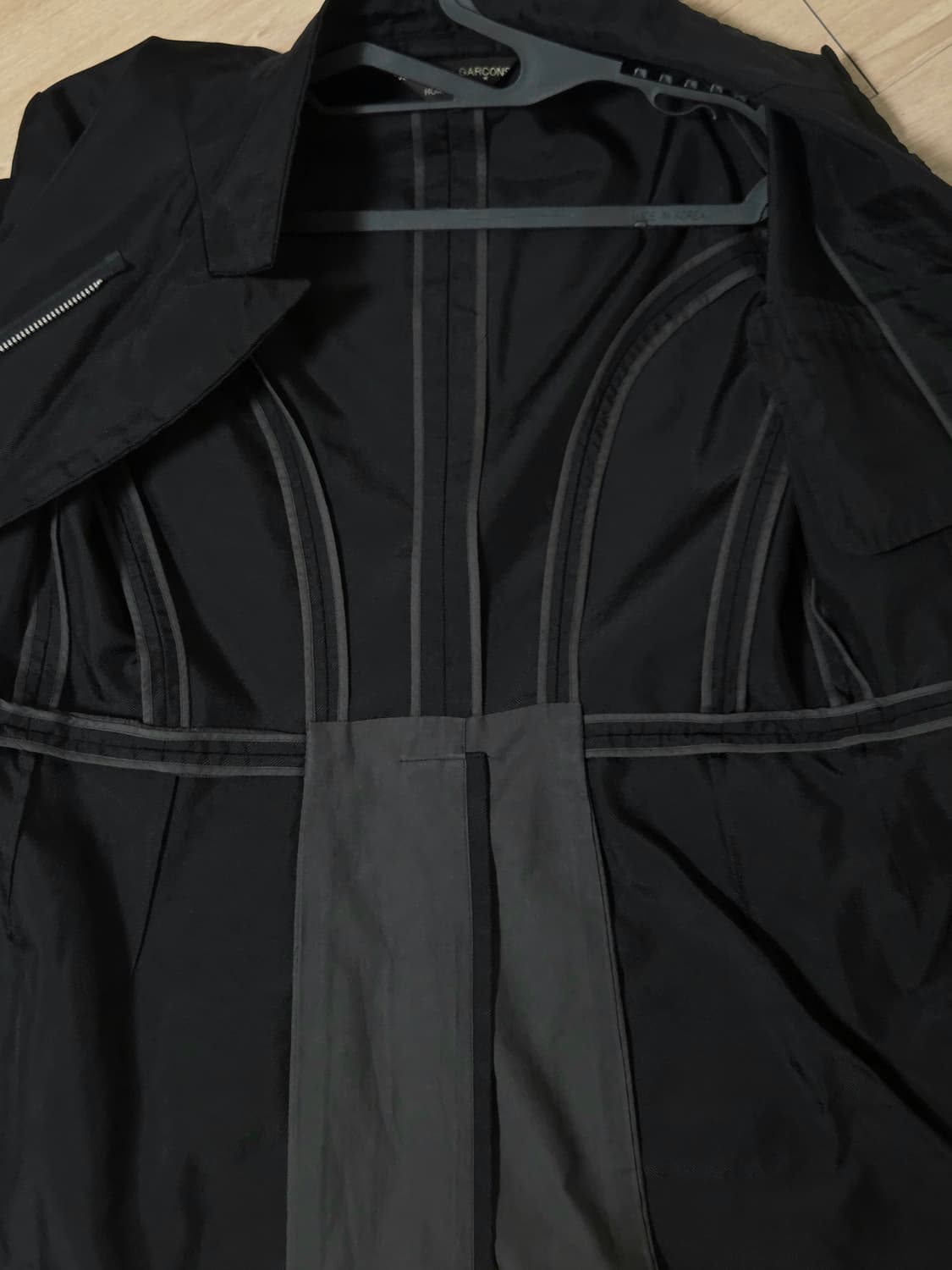 Comme des garcons homme plus 사선 지퍼 자켓 상품이미지4