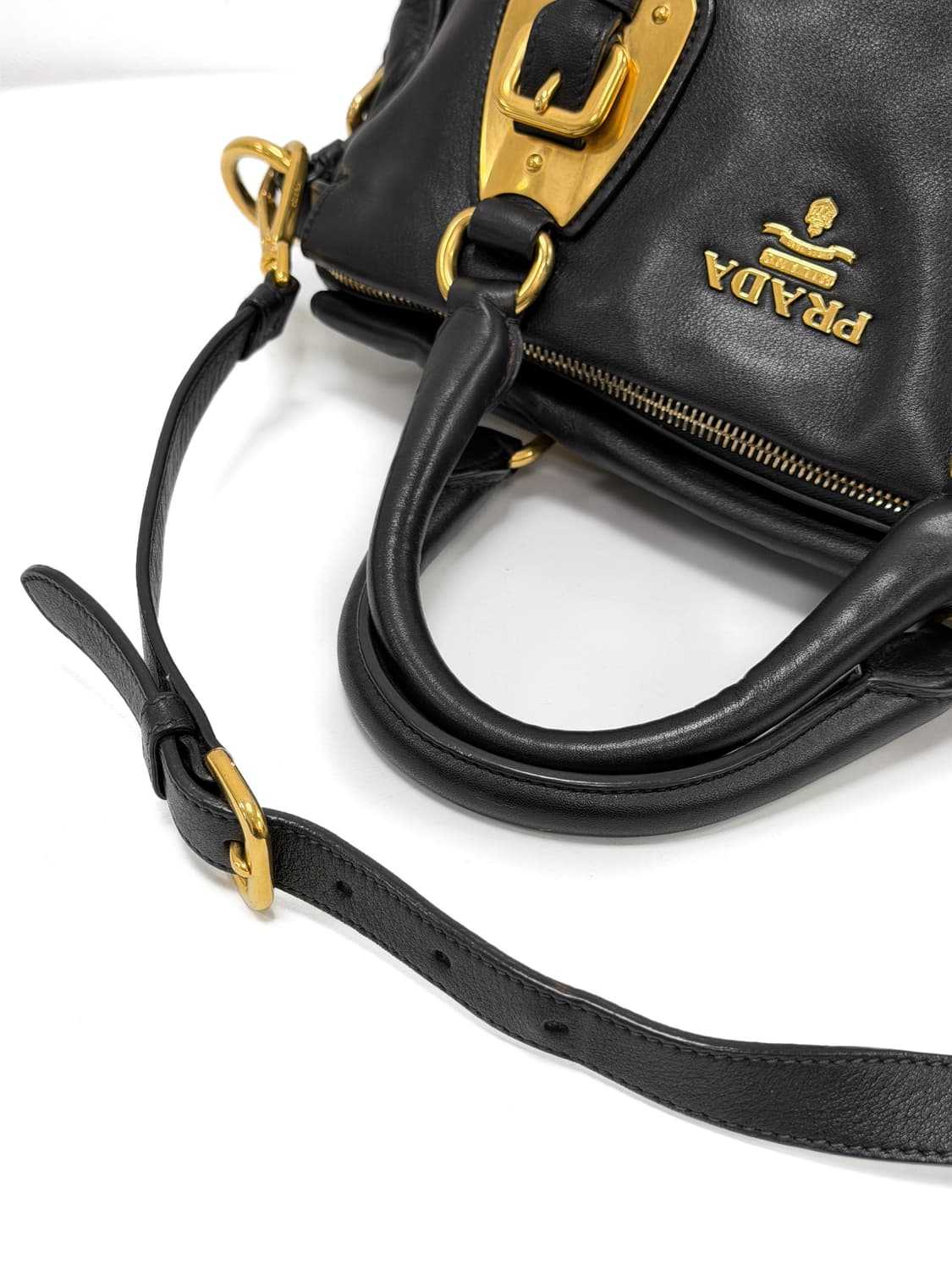 프라다 소프트 카프 골드 버클 2WAY 백 상품이미지5