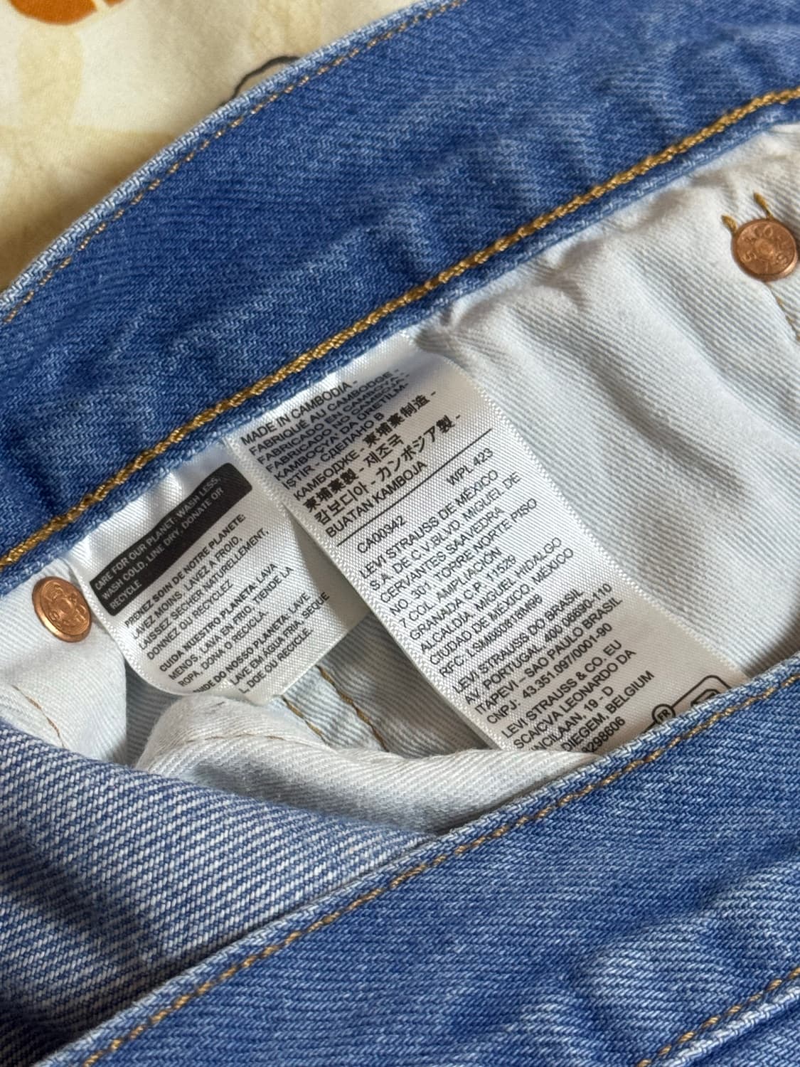 리바이스 프리미엄 568 청바지 W36 L32 상품이미지5