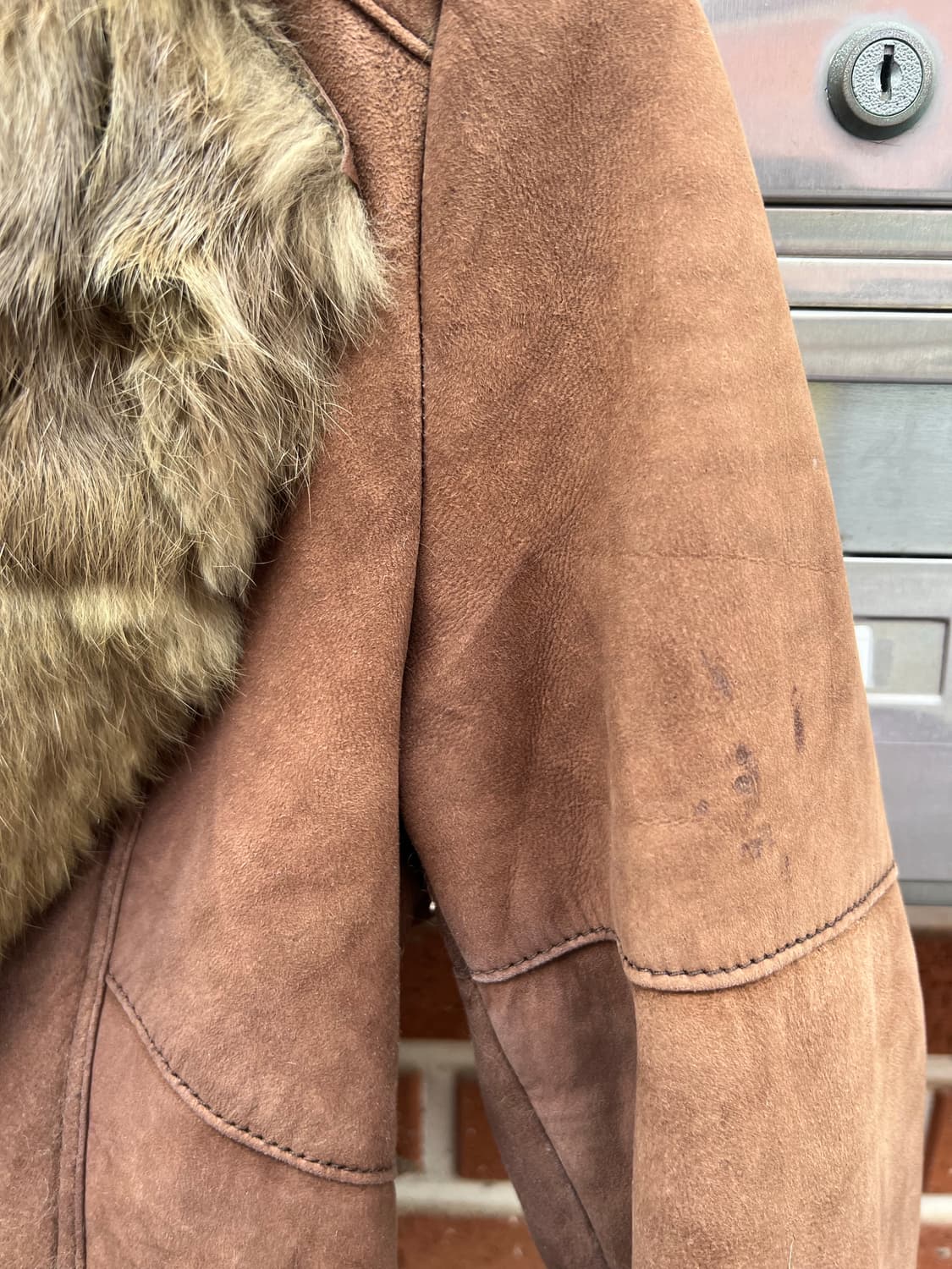 Y2K 퍼 무스탕 자켓 일본 빈티지 상품이미지3