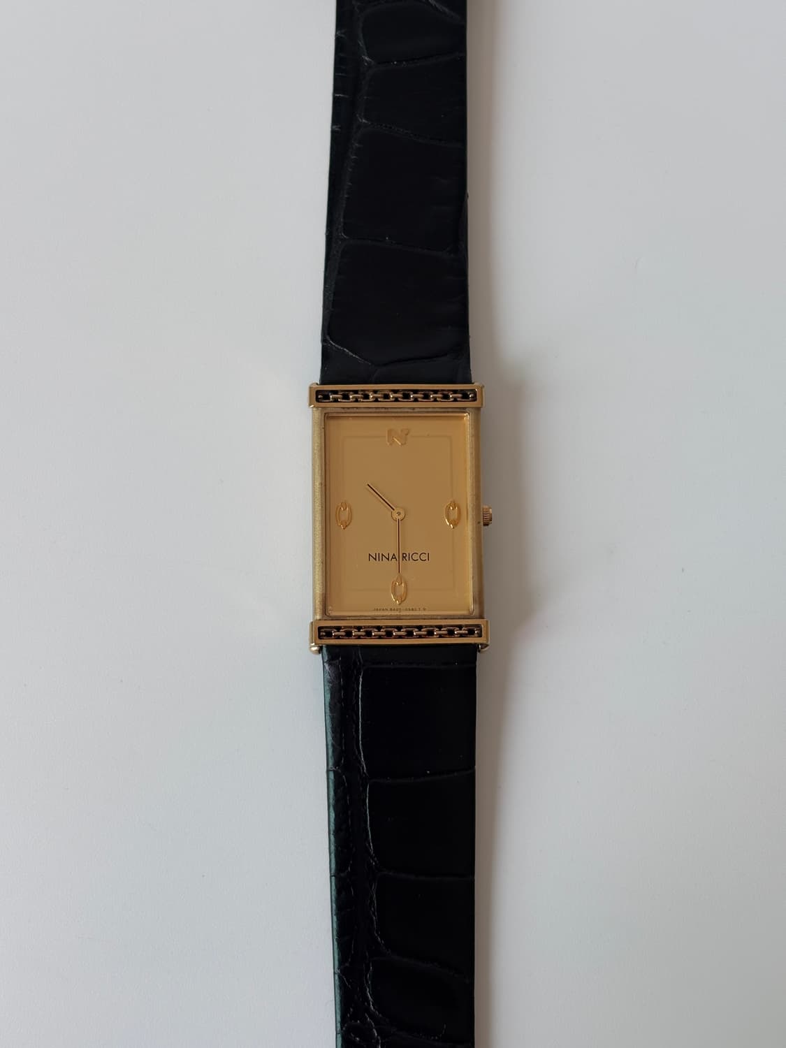 1980s Nina Ricci Gold Square Quartz 상품이미지2