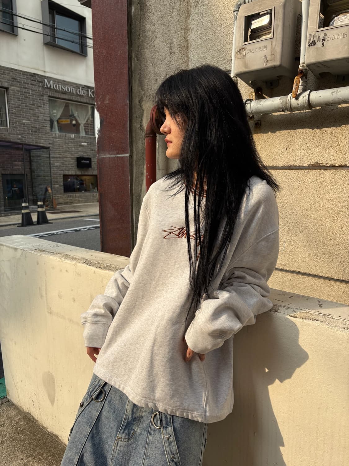 스투시 오버핏 스웻셔츠 상품이미지3