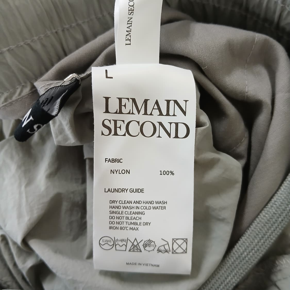 LEMAIN SECOND 카고 조거 팬츠 그레이 상품이미지8