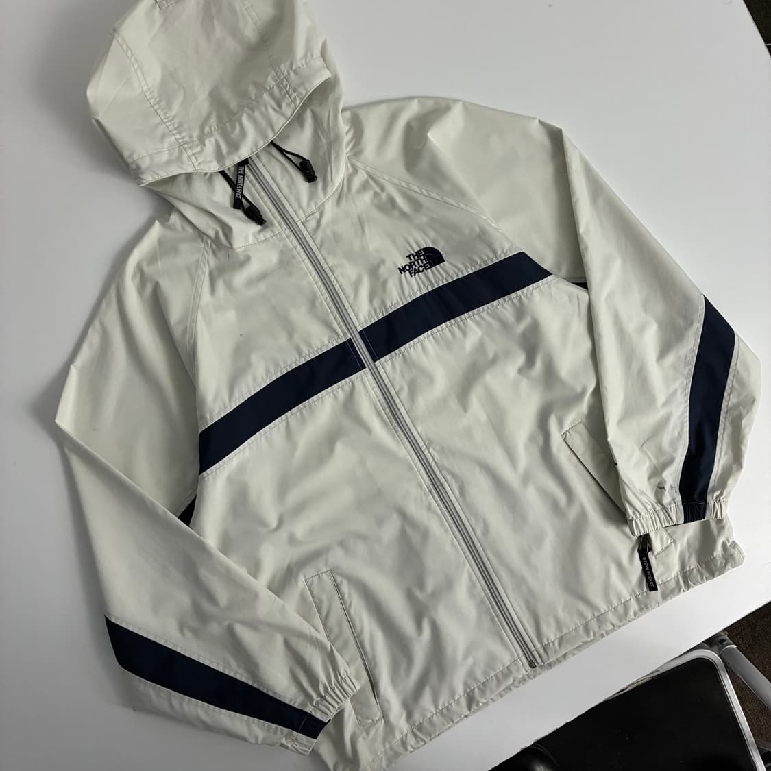 North face 노스페이스 90‘s  배색 화이트 블랙 후디 윈드브레 상품이미지2