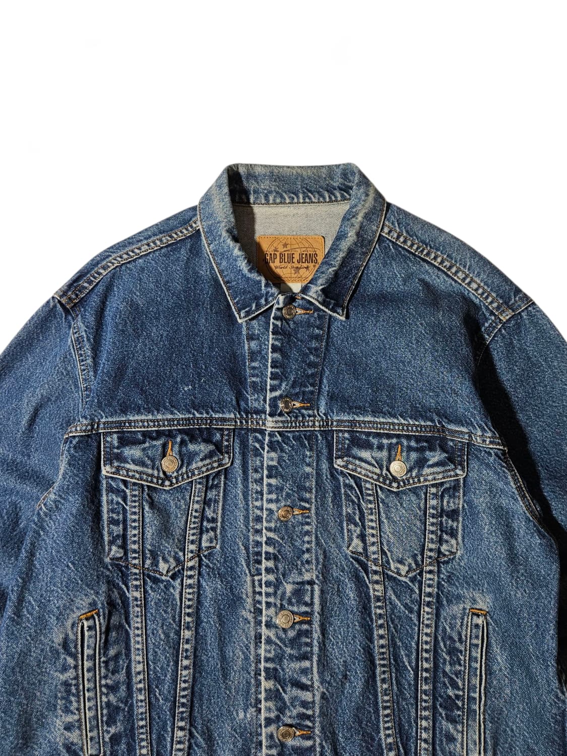 1990's Gap 갭 트러커 청자켓 L 105 올드갭 상품이미지2
