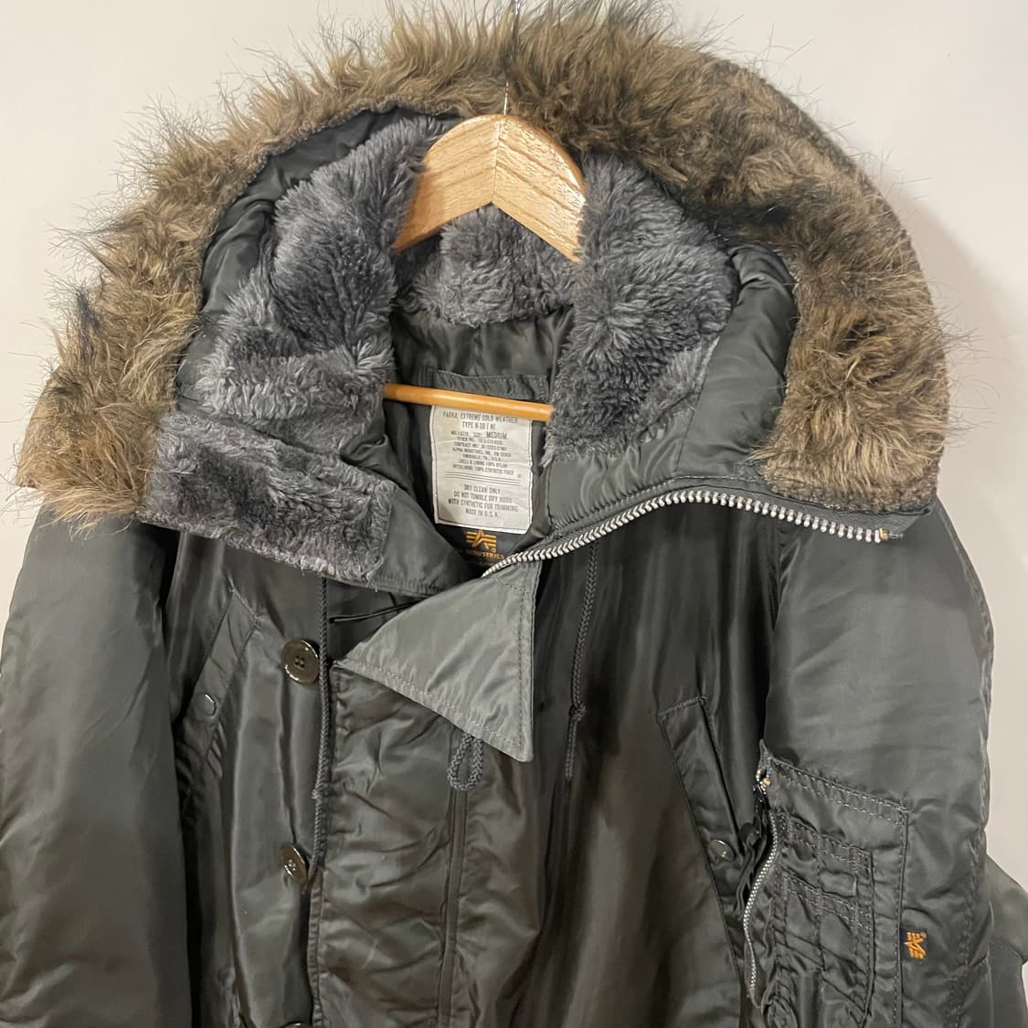 알파인더스트리 리메이크 크롭봄버 M 상품이미지4