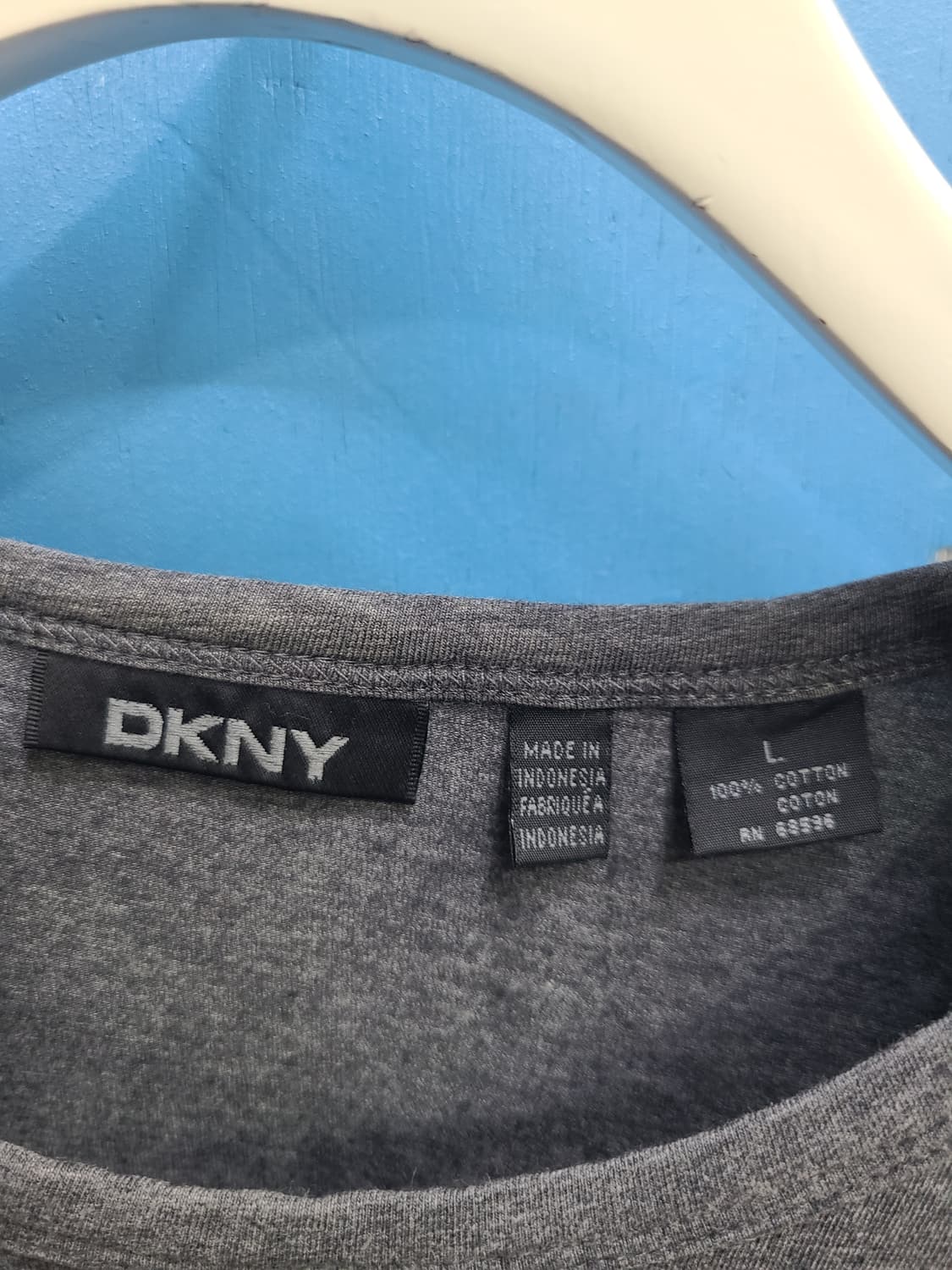 DKNY 무지 미니멀 면티 like 아메카지 상품이미지6