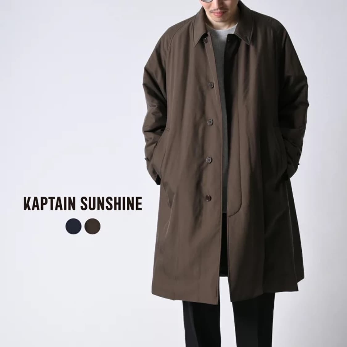 Kaptain Sunshine -실크 개버딘 코트 상품이미지1