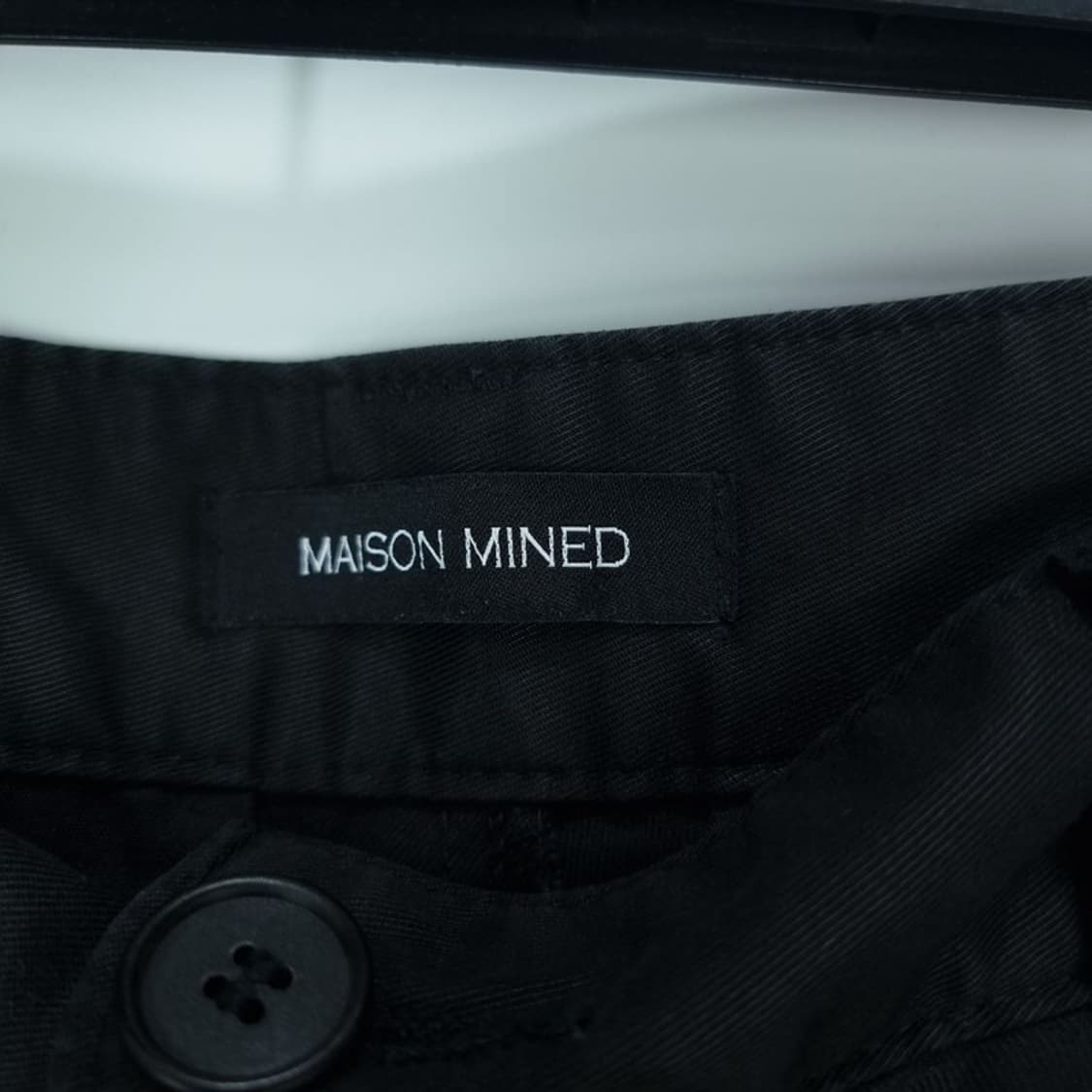 [메종미네드] 니턱 와이드 파라슈트 팬츠 블랙 M18059  상품이미지7