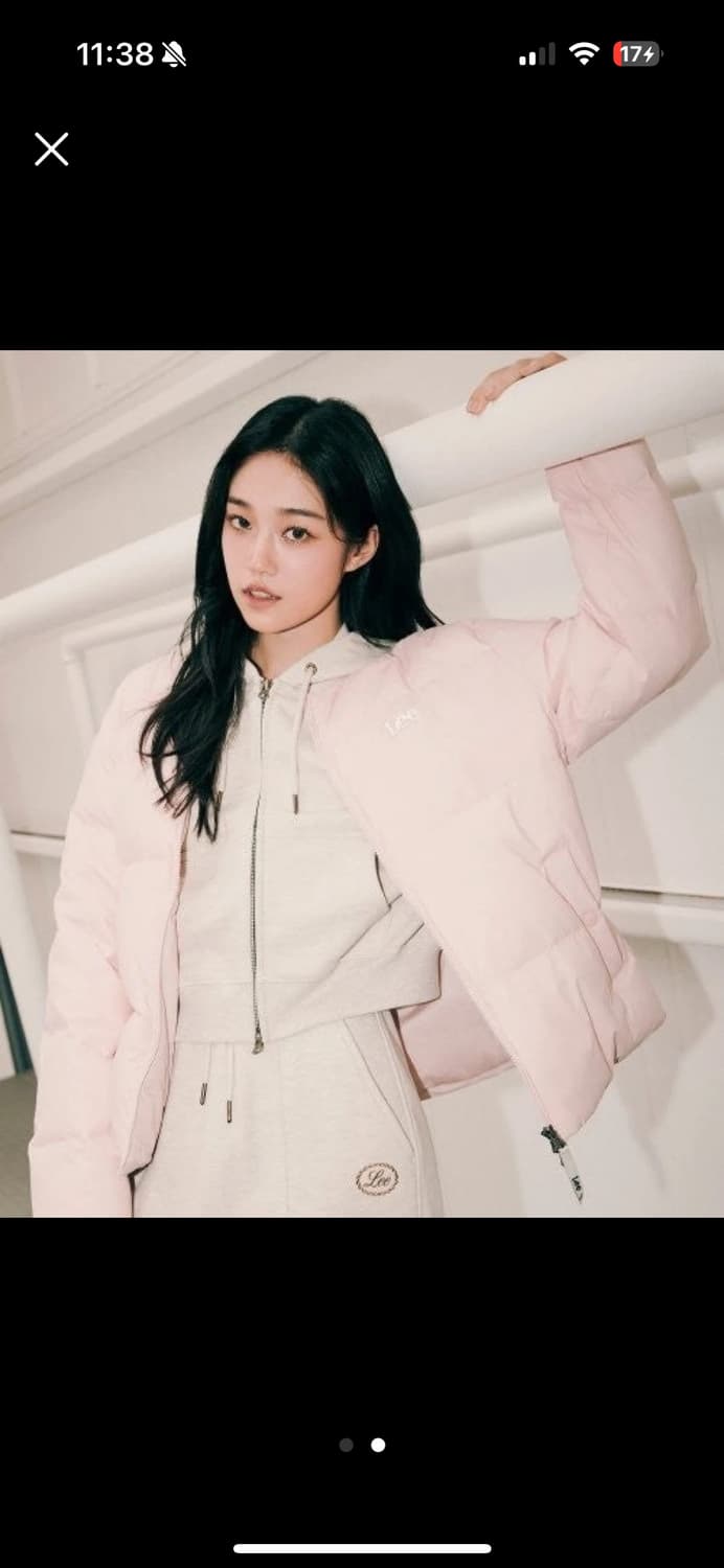 Lee 노윤서 패딩 핑크  상품이미지2