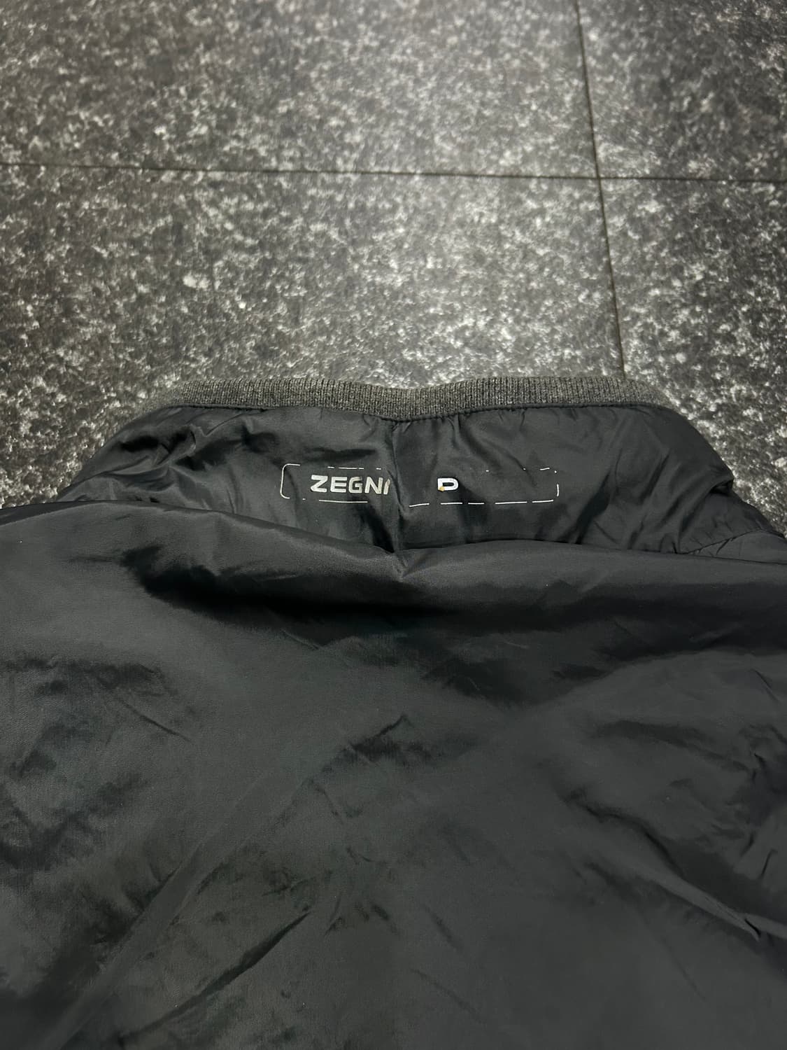 제냐스포츠 zegna 리버시블 집업 자켓 100 상품이미지7