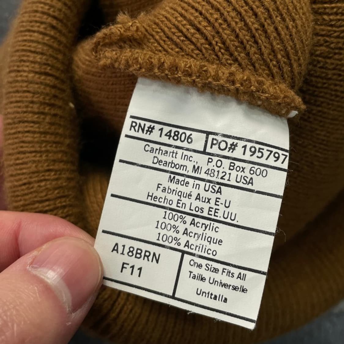 칼하트 된장 비니 상품이미지3