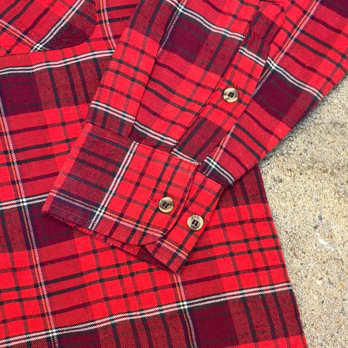 90s 미국 빈티지 에스티존스베이 패딩 체크셔츠 상품이미지5