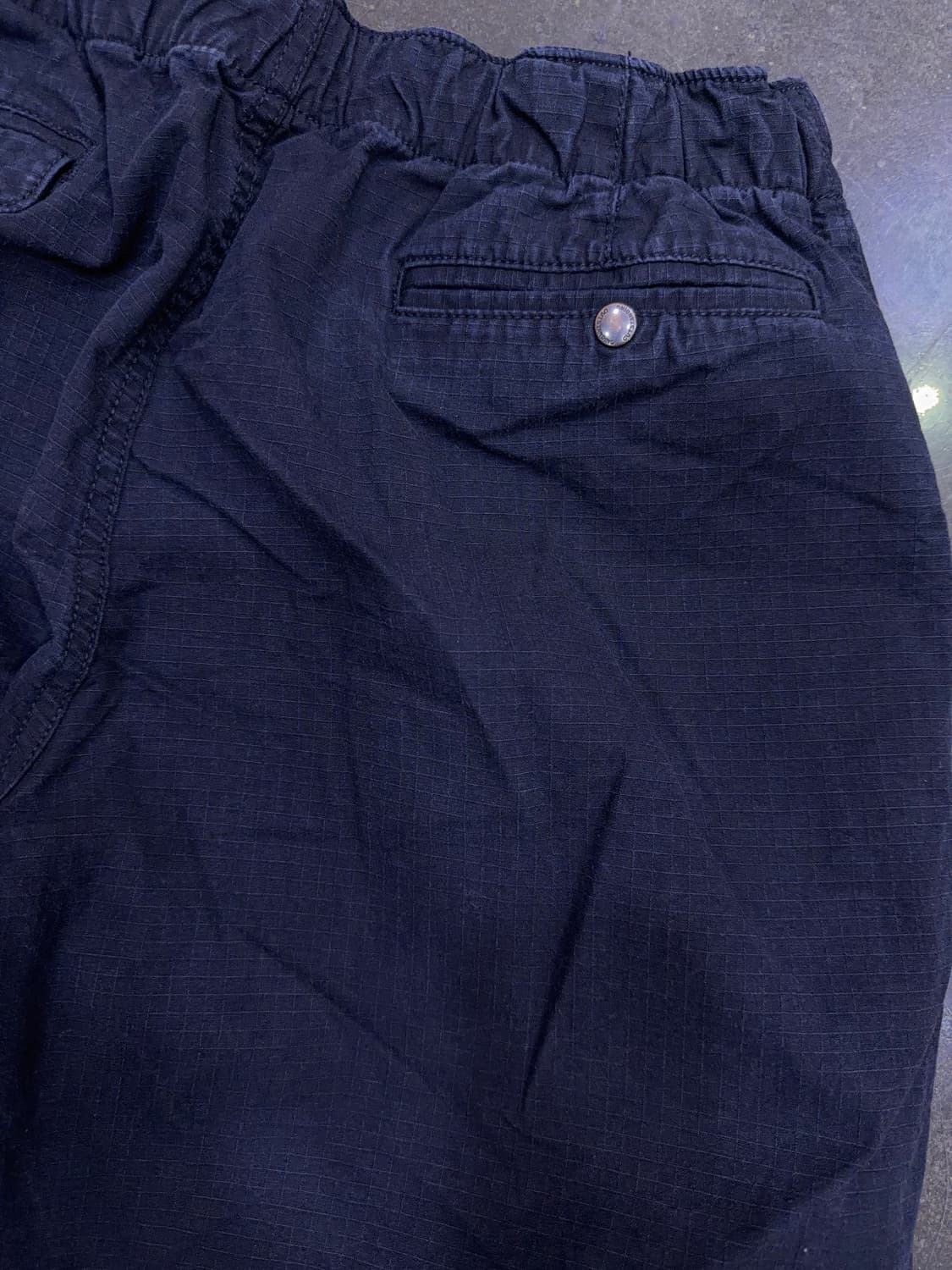 아웃스탠딩 립스탑 스트링 팬츠 블랙 S 상품이미지9