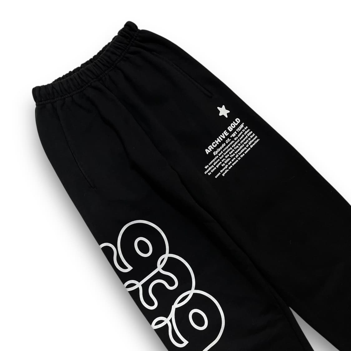 아카이브 볼드 939 로고 다크 스웻팬츠 상품이미지3