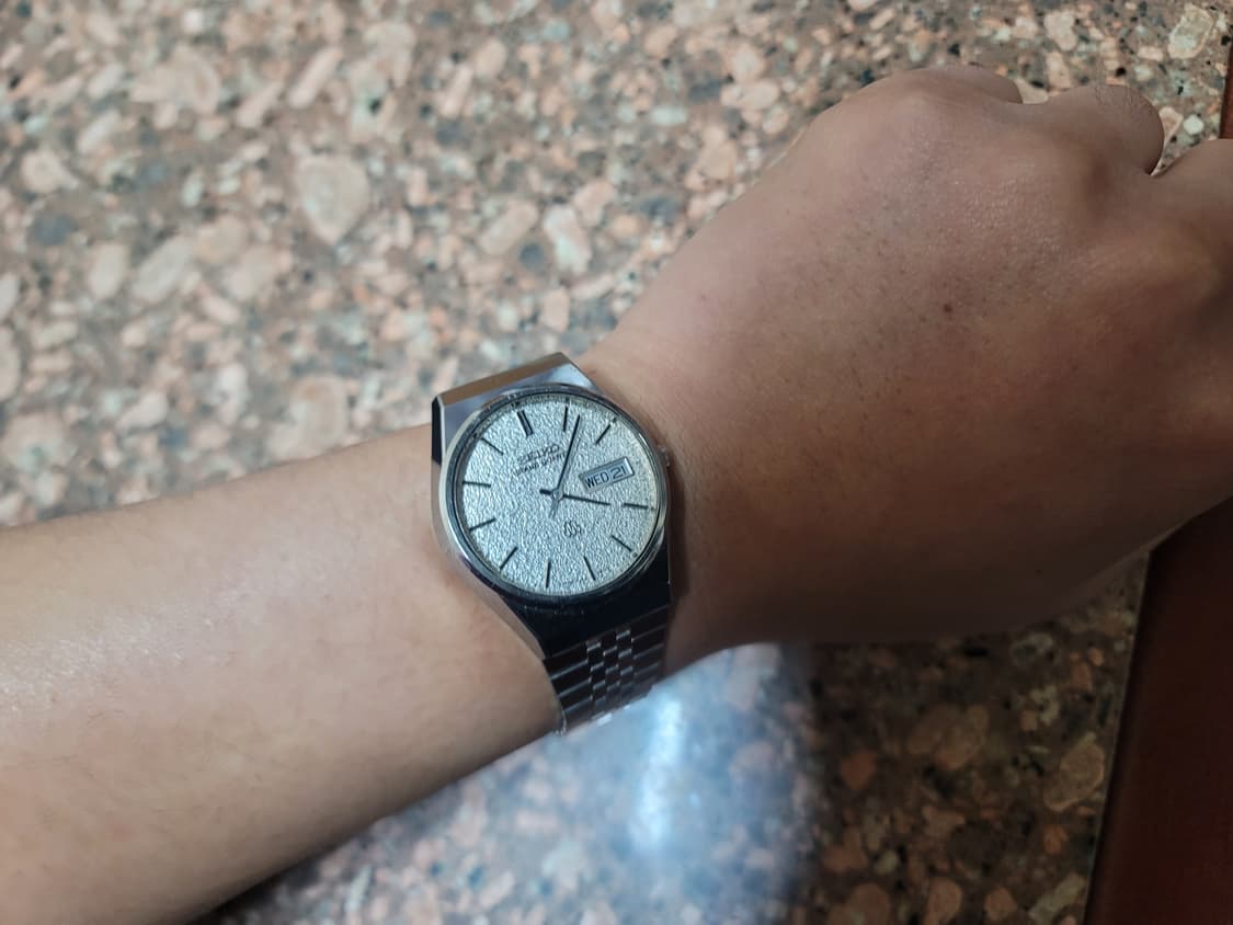 70s 세이코 하이엔드 그랜드 쿼츠 스노우 다이얼 (레어) 시계 상품이미지9