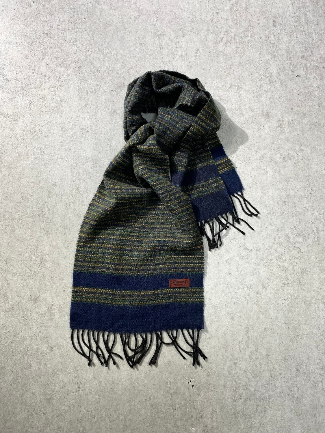 [160cm] MISSONI 미쏘니 이태리 메이드 에스닉 울 머플러 상품이미지1