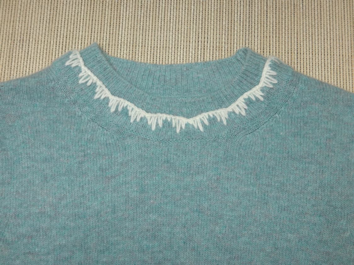 (85사이즈) 오즈세컨 울 앙고라 캐시미어 혼방 니트 상품이미지4