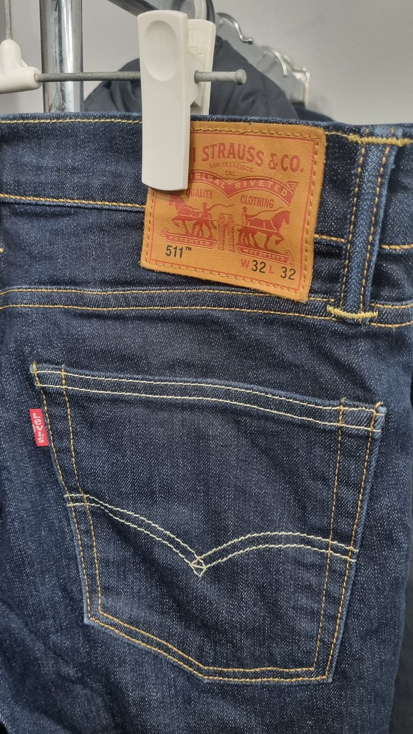 리바이스 slim(511) 기모청바지  32size 컨디션9/10 상품이미지3